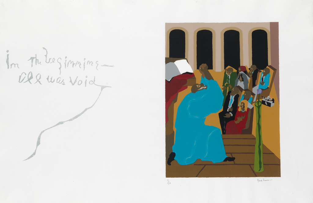 JACOB LAWRENCE (1917 - 2000) In the beginning - all was void.